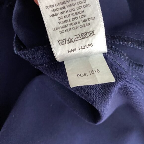 Figs Casma Three Pocket Scrub Top‎ Navy Blue Short Sleeve V-Neck Women's Small - Picture 10 of 10